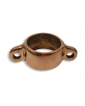 Frette de mat 2 yeux en bronze pour bateau