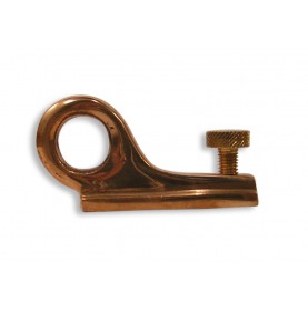 COULISSEAU  DE PONT + BUTEE POUR RAIL EN CREUX 26 MM BRONZE