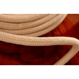 Cordage polyester tressé couleur Champagne