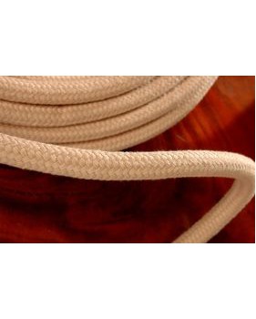 Cordage polyester tressé couleur Champagne