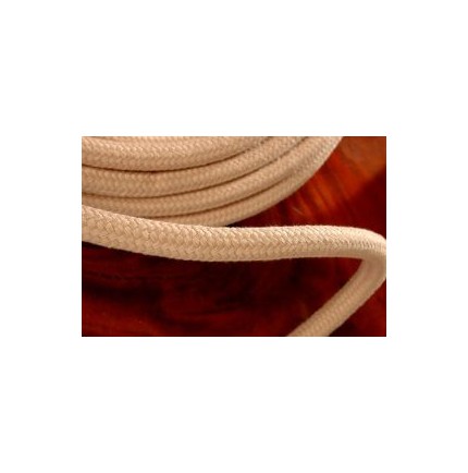 Cordage polyester tressé couleur Champagne