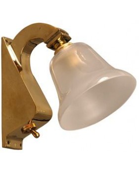 LAMPE TULIPE LAITON AVEC INTERRUPTEUR