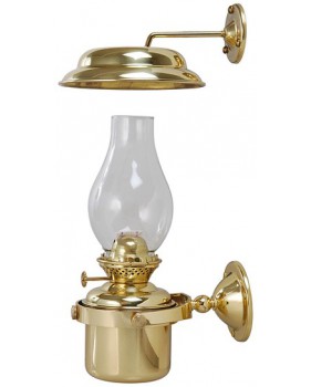 Lampe à pétrole de cloison sur cardan