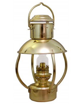 Lampe à pétrole suspension en laiton