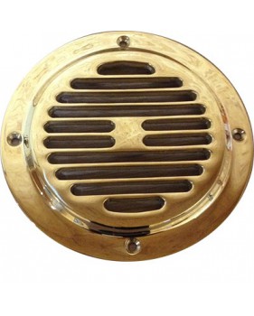 Grille de ventilation moteur laiton fondu diamètre 160mm 