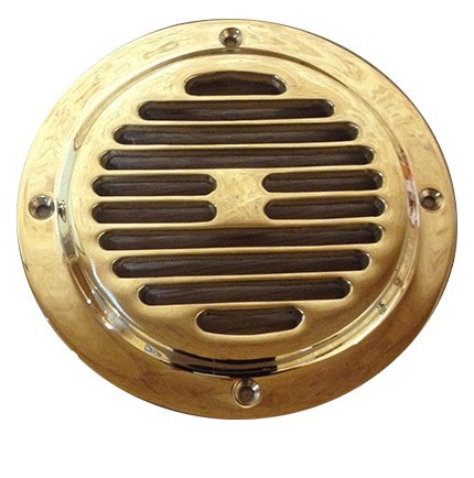 Grille de ventilation moteur laiton fondu diamètre 160mm 