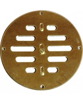 Grille réglable en laiton pour bateau