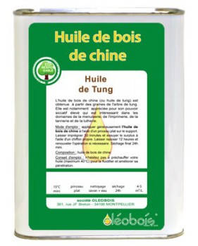 Huile de bois de chine (TUNG)