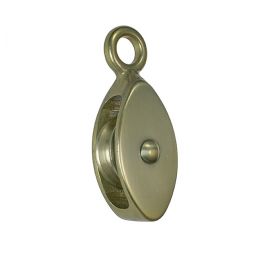 Small brass block for 6 or 10mm ropes