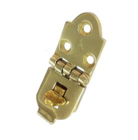 Brass staple with turning eye