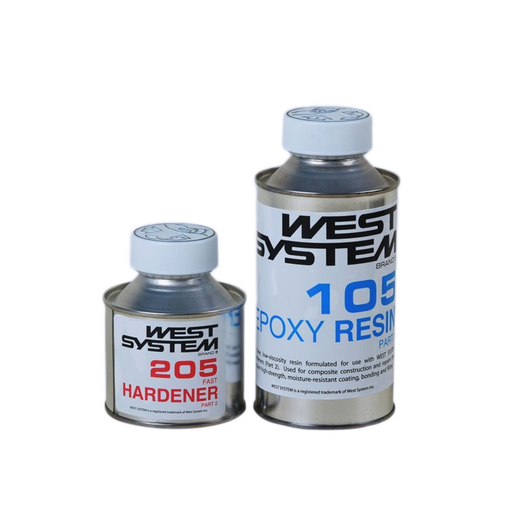 Pack résine epoxy prise rapide WEST SYSTEM 105/205