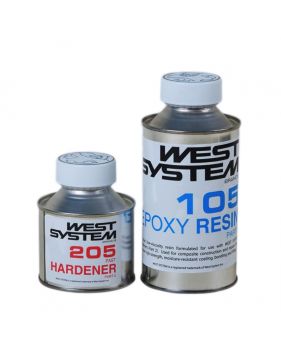 Pack résine epoxy prise rapide WEST SYSTEM 105/205