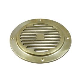 Heavy cast brass round grill