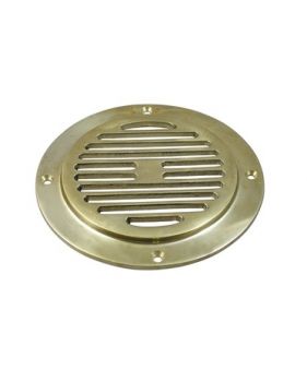 Heavy cast brass round grill