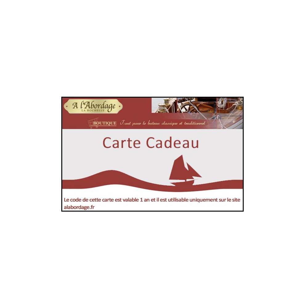 Carte Cadeau A l'Abordage 50€