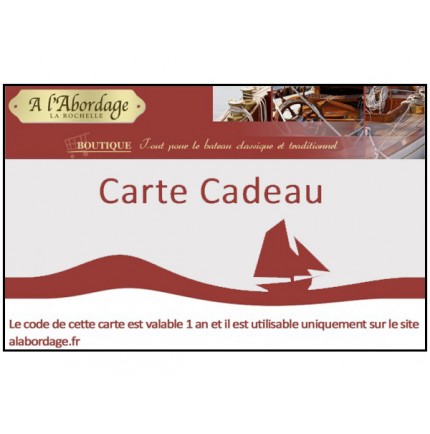 Carte Cadeau A l'Abordage 50€