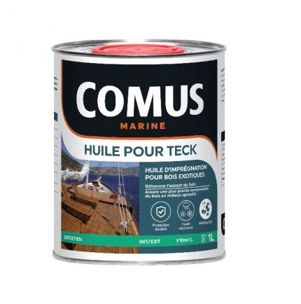 Huile de teck solvantée pour bateau