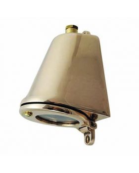 BRONZE MAST OR WALL LIGHT