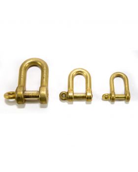 Managanese D-shackle in bronze