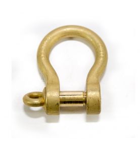 Managanese bow-shackle in bronze