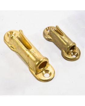 Bronze tubular jamb cleat