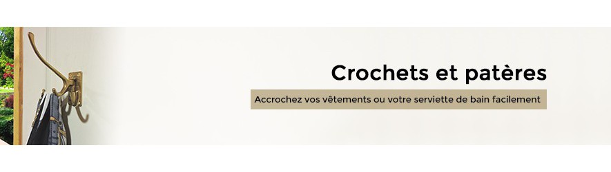 Crochets et patères en laiton