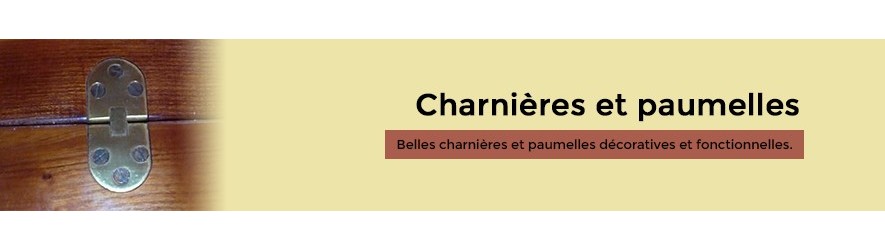 Charnières et paumelles